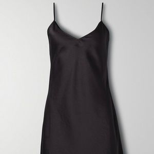 Aritzia black mini slip